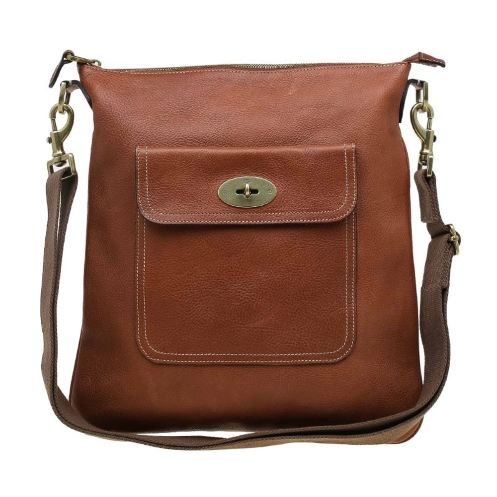 Mulberry leather Seth Messenger Bag